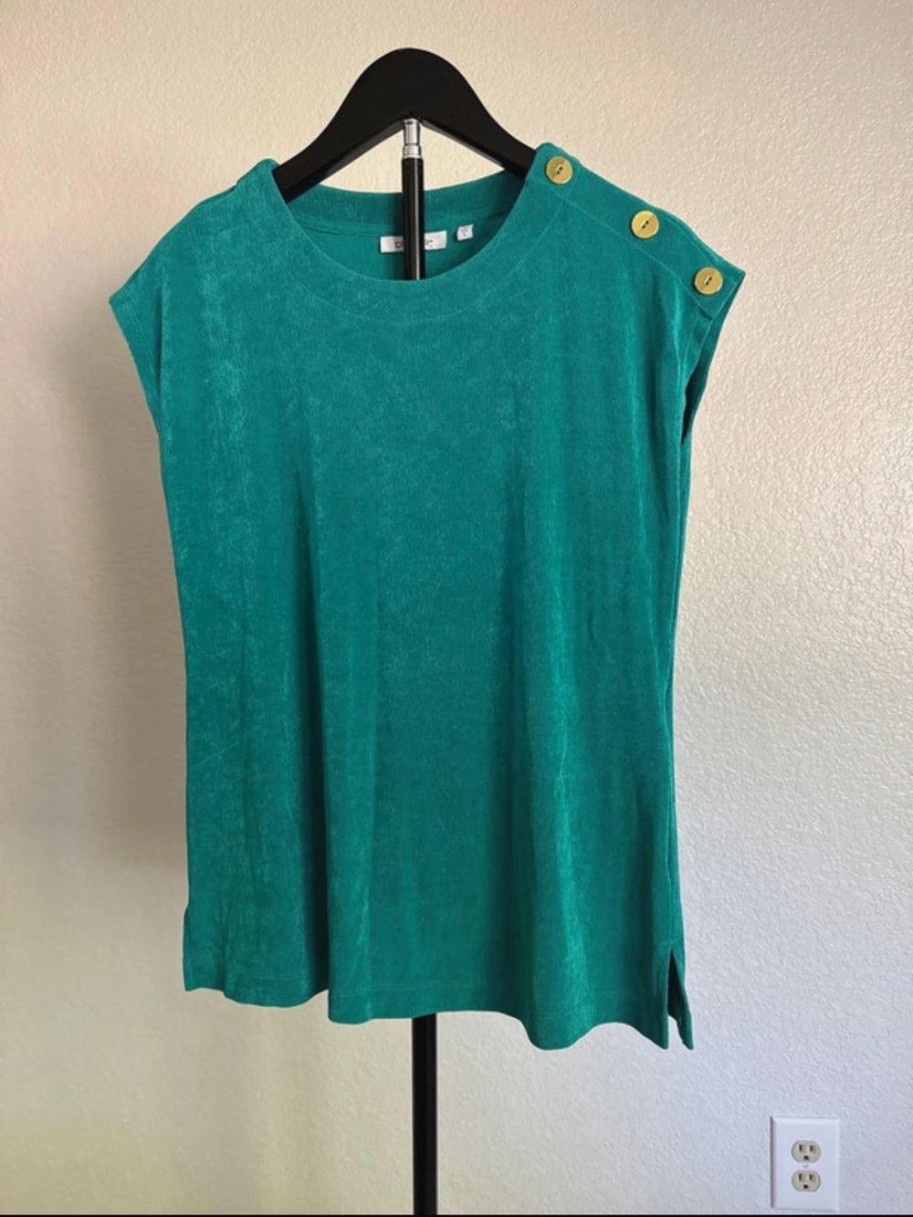 Chico’s Sleeveless Top Teal size 0/Small